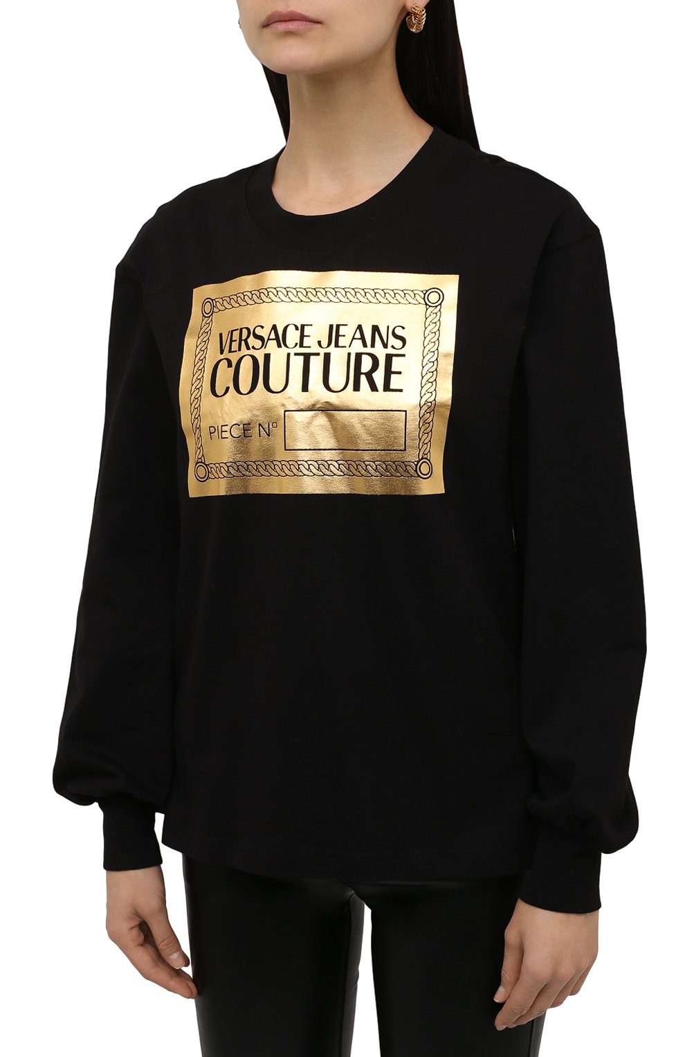 Хлопковый свитшот VERSACE JEANS COUTURE, арт. 71HAHT15-71DP610 PIECE NR FULL F0IL/CJ00T, фото 3