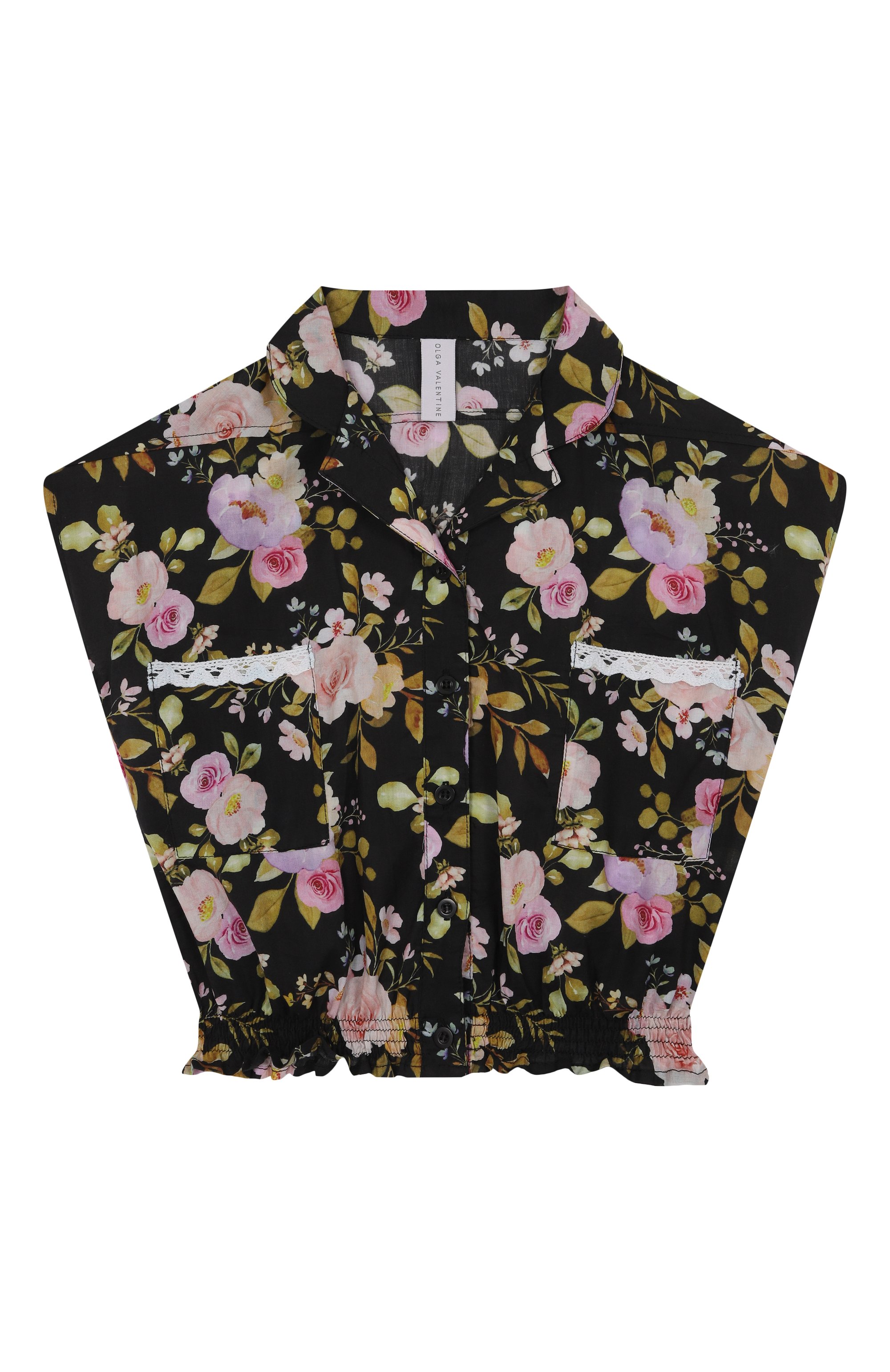 Хлопковая блузка OLGA VALENTINE, арт. 25SS/1A-10A, фото 1