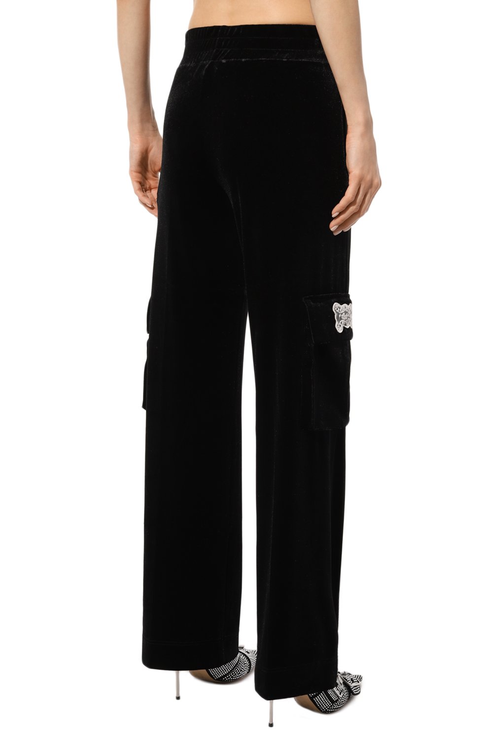 Брюки-карго OFF-WHITE черного цвета по цене 69550 руб., арт. 0WVI012F24FAB001, фото 4 Брюки-карго OFF-WHITE, арт. 0WVI012F24FAB001, фото 4