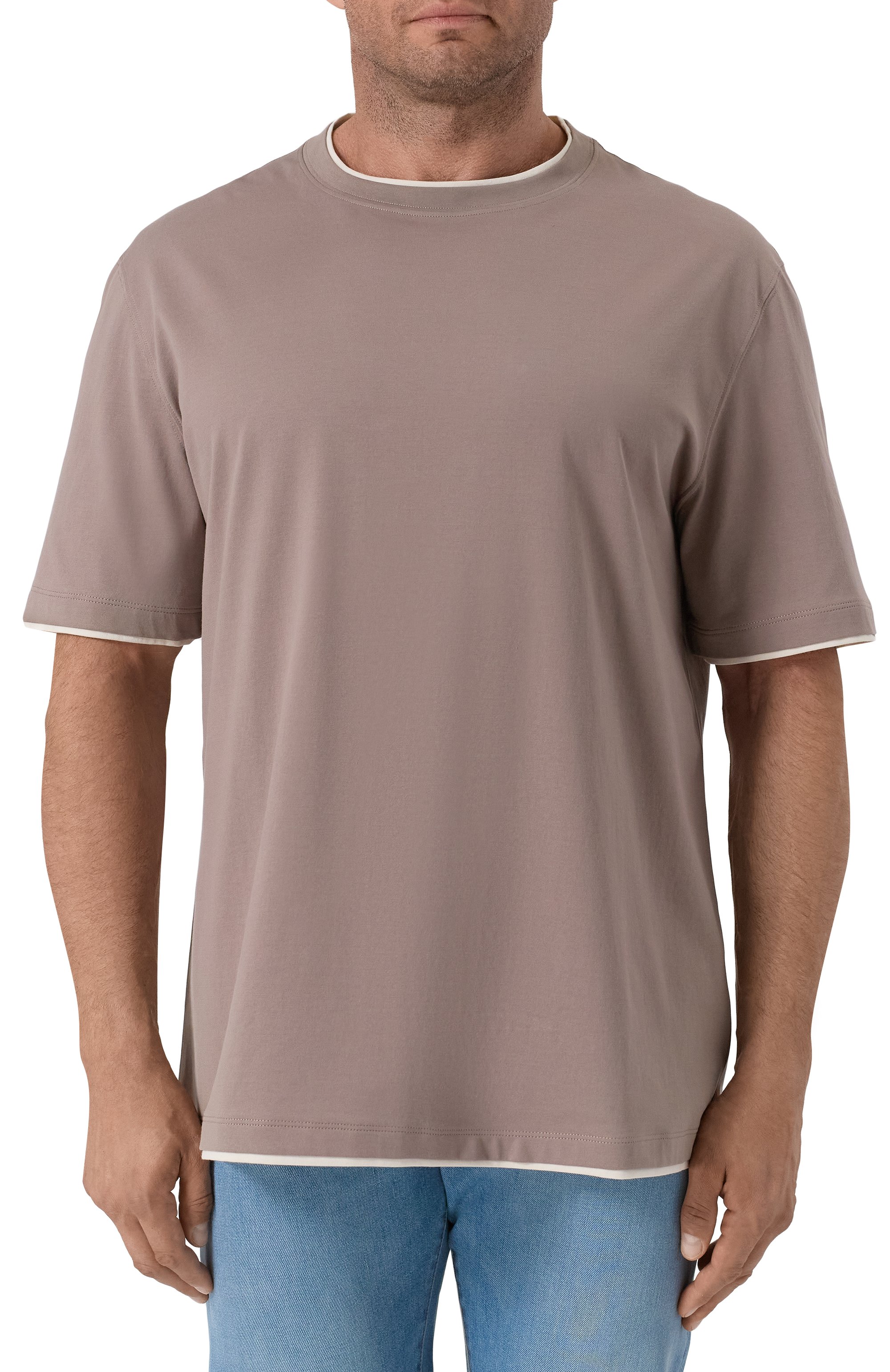 Хлопковая футболка BRUNELLO CUCINELLI, арт. M0B137427W, фото 3