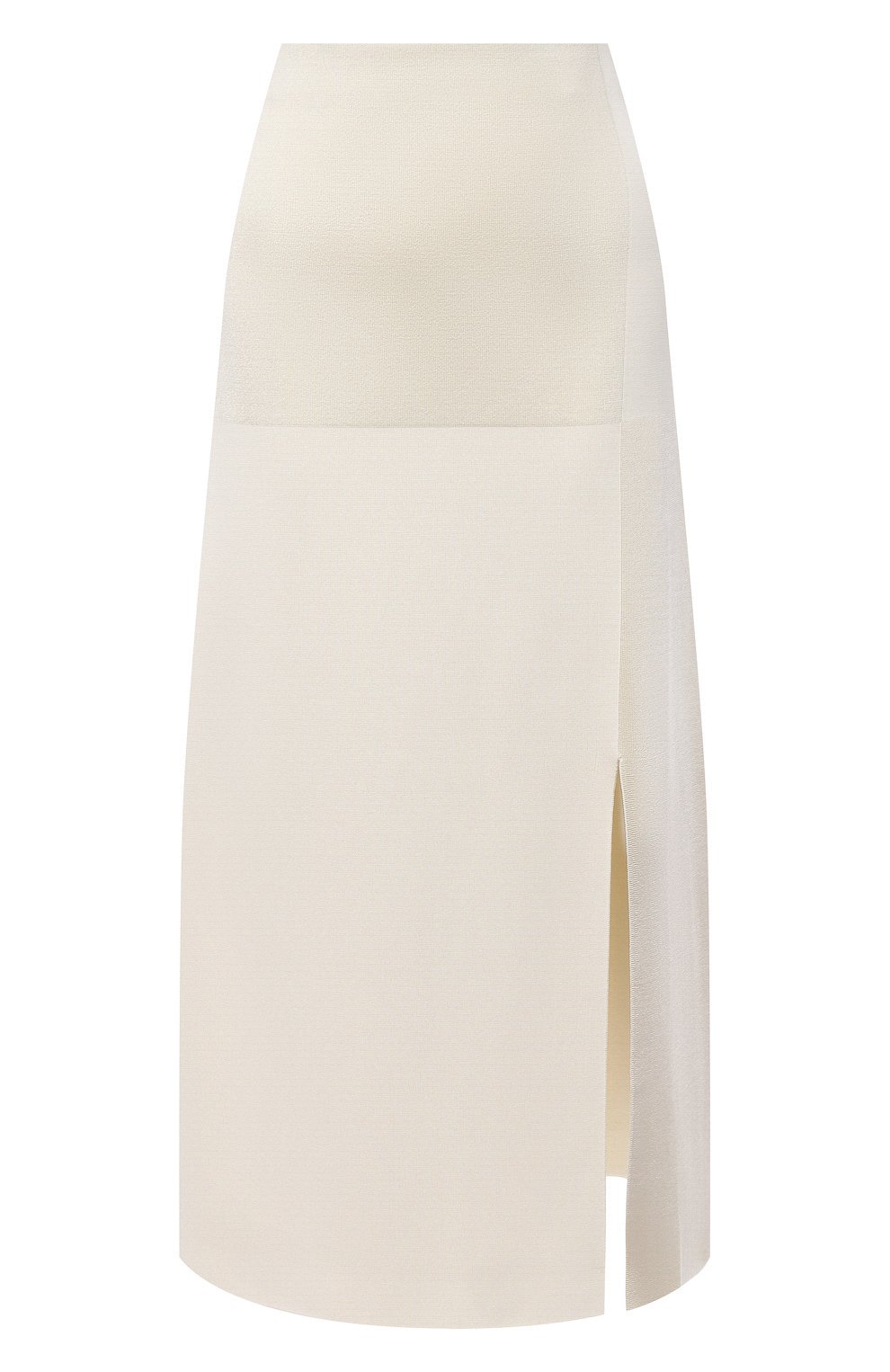 Юбка из шелка и вискозы JIL SANDER кремового цвета по цене 169500 руб., арт. JSWR754343-WRY39058, фото 1 Юбка из шелка и вискозы JIL SANDER, арт. JSWR754343-WRY39058, фото 1