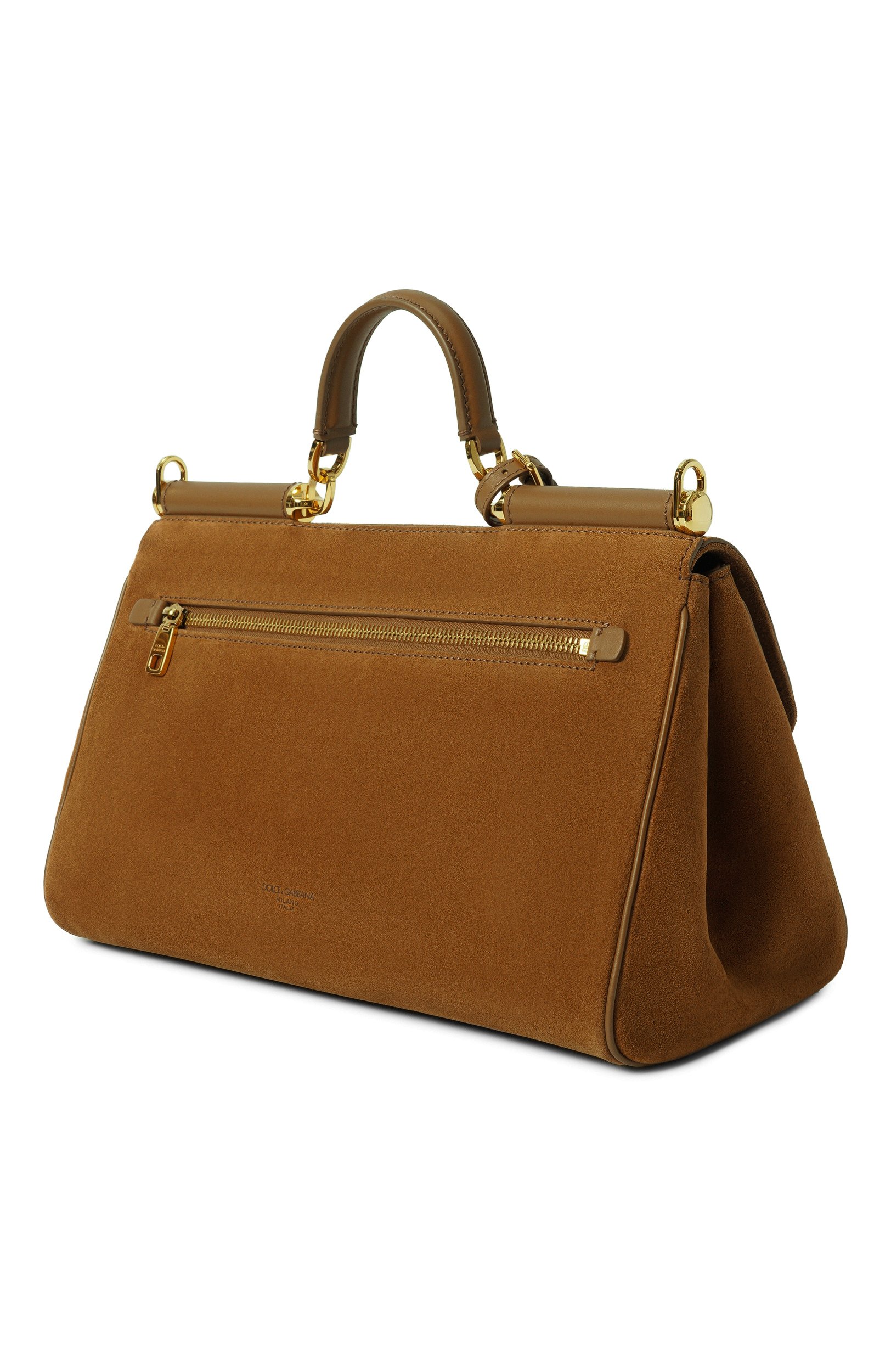 Сумка my sicily DOLCE & GABBANA светло-коричневого цвета по цене 313500 руб., арт. BB7782/B0903, фото 4 Сумка my sicily DOLCE & GABBANA, арт. BB7782/B0903, фото 4