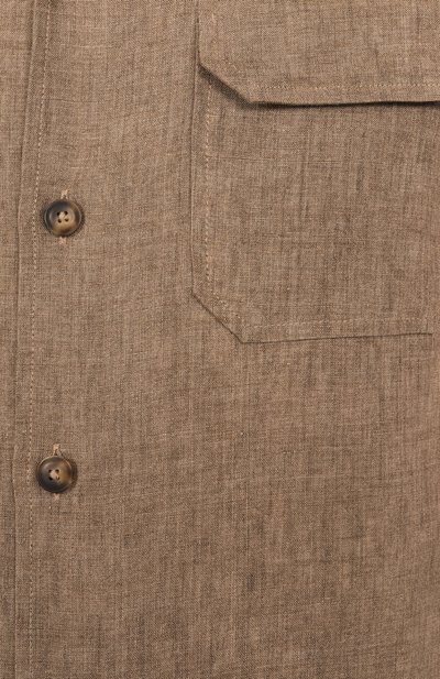 Льняная рубашка CAPOBIANCO, арт. 18M501.LL00., фото 5
