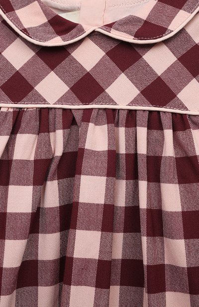 Хлопковое платье ZHANNA & ANNA бордового цвета по цене 8000 руб., арт. ZAOZ00000329, фото 3 Хлопковое платье ZHANNA & ANNA, арт. ZAOZ00000329, фото 3