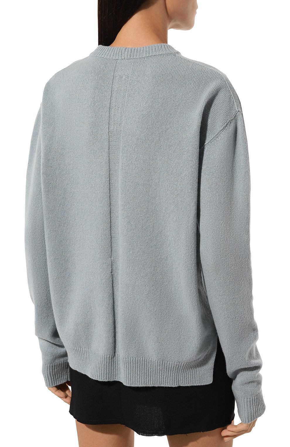 Пуловер из кашемира и шерсти RICK OWENS, арт. RP02D3679/WSBR, фото 4