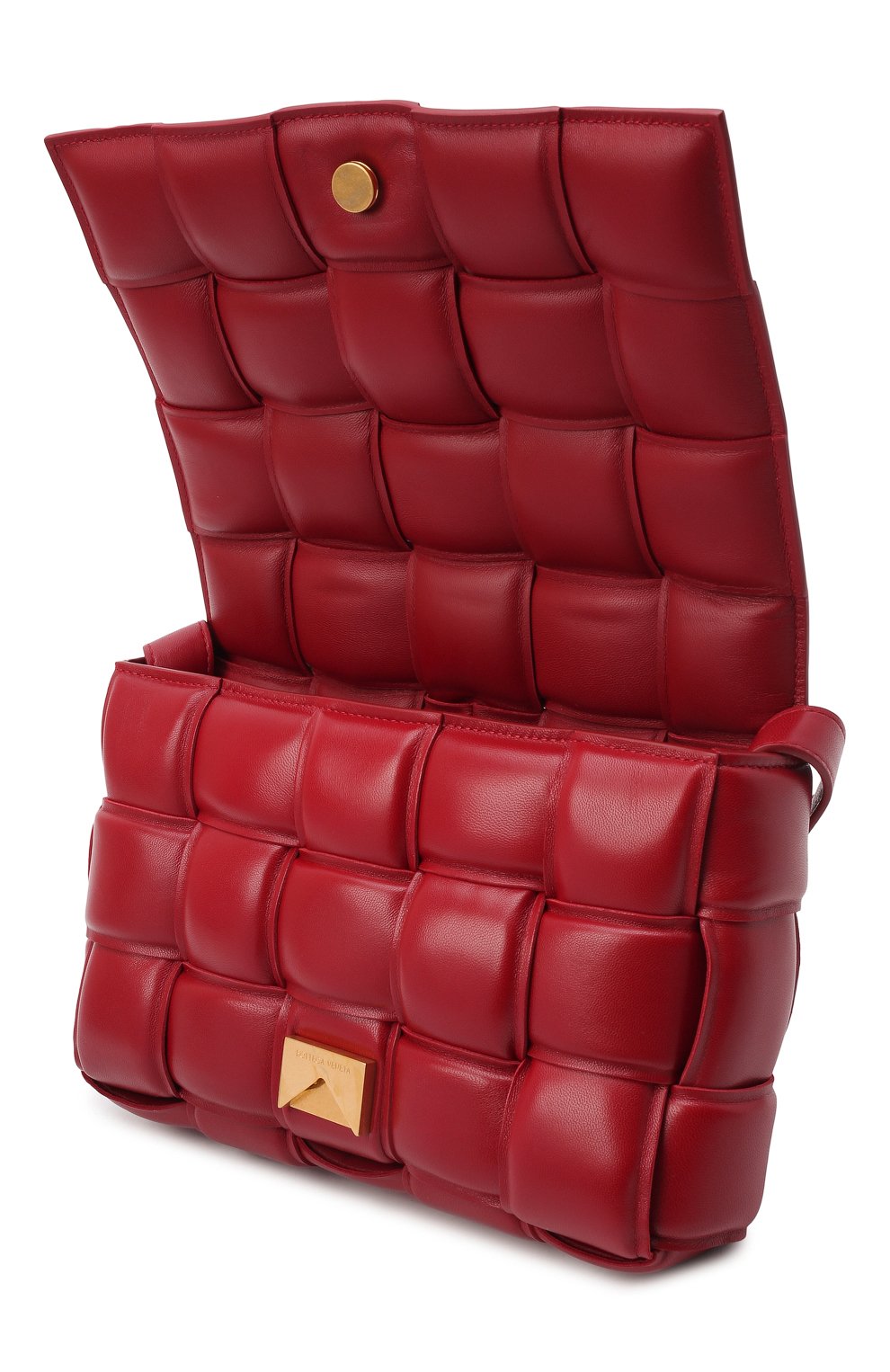 Сумка padded cassette BOTTEGA VENETA красного цвета по цене 523000 руб., арт. 591970/VCQR1, фото 5 Сумка padded cassette BOTTEGA VENETA, арт. 591970/VCQR1, фото 5