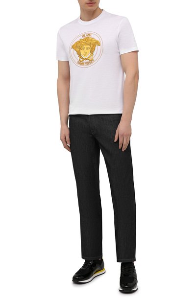 Комбинированные кроссовки new jimi running GIUSEPPE ZANOTTI DESIGN, арт. IU00032/009, фото 2