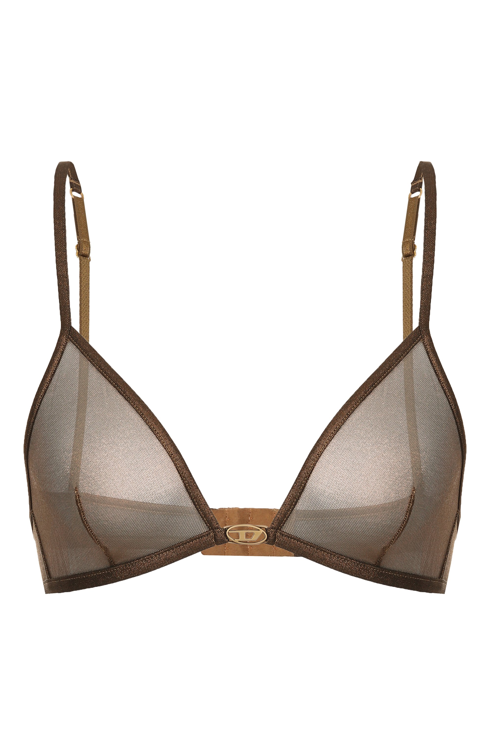 Бюстгальтер-бралетт DIESEL бронзового цвета по цене 6710 руб., арт. A17738/0HJBZ, фото 1 Бюстгальтер-бралетт DIESEL, арт. A17738/0HJBZ, фото 1