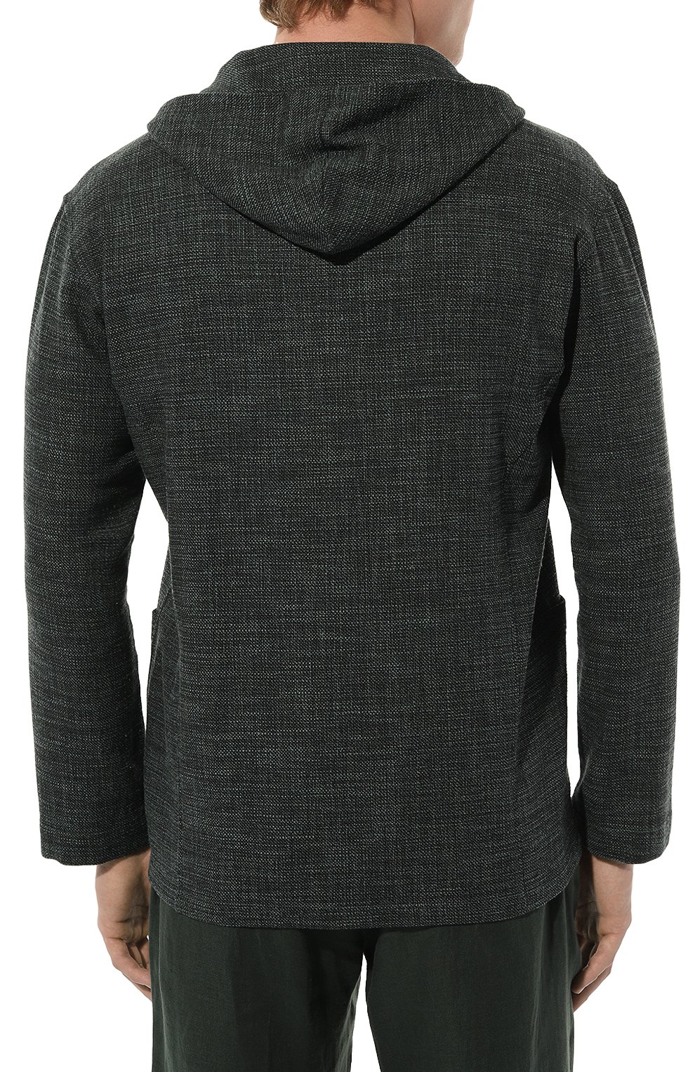 Куртка-рубашка из шерсти и шелка KITON, арт. UMCLUCAK0643C, фото 4