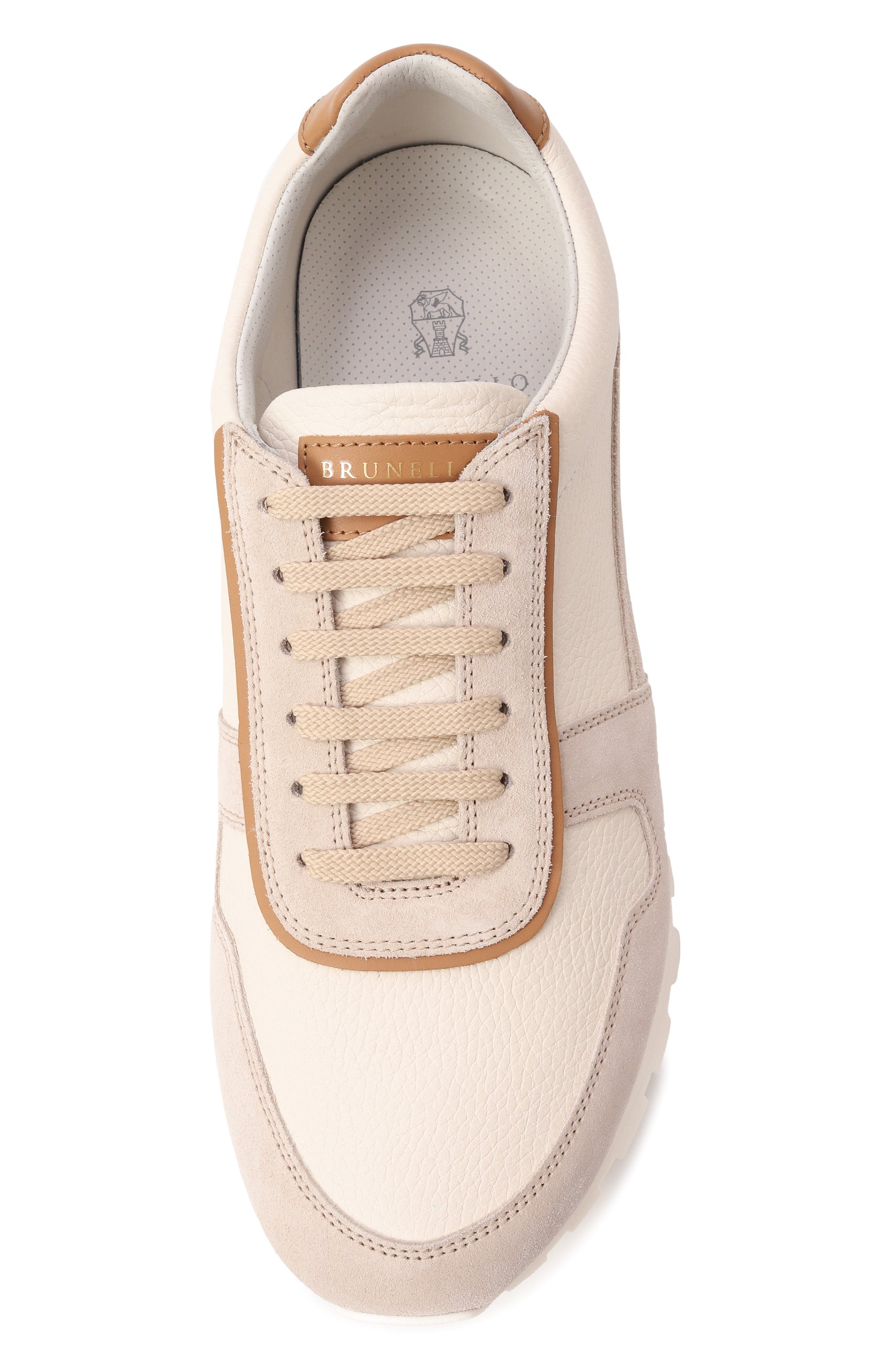 Кожаные кроссовки BRUNELLO CUCINELLI, арт. MZUESLA289, фото 6