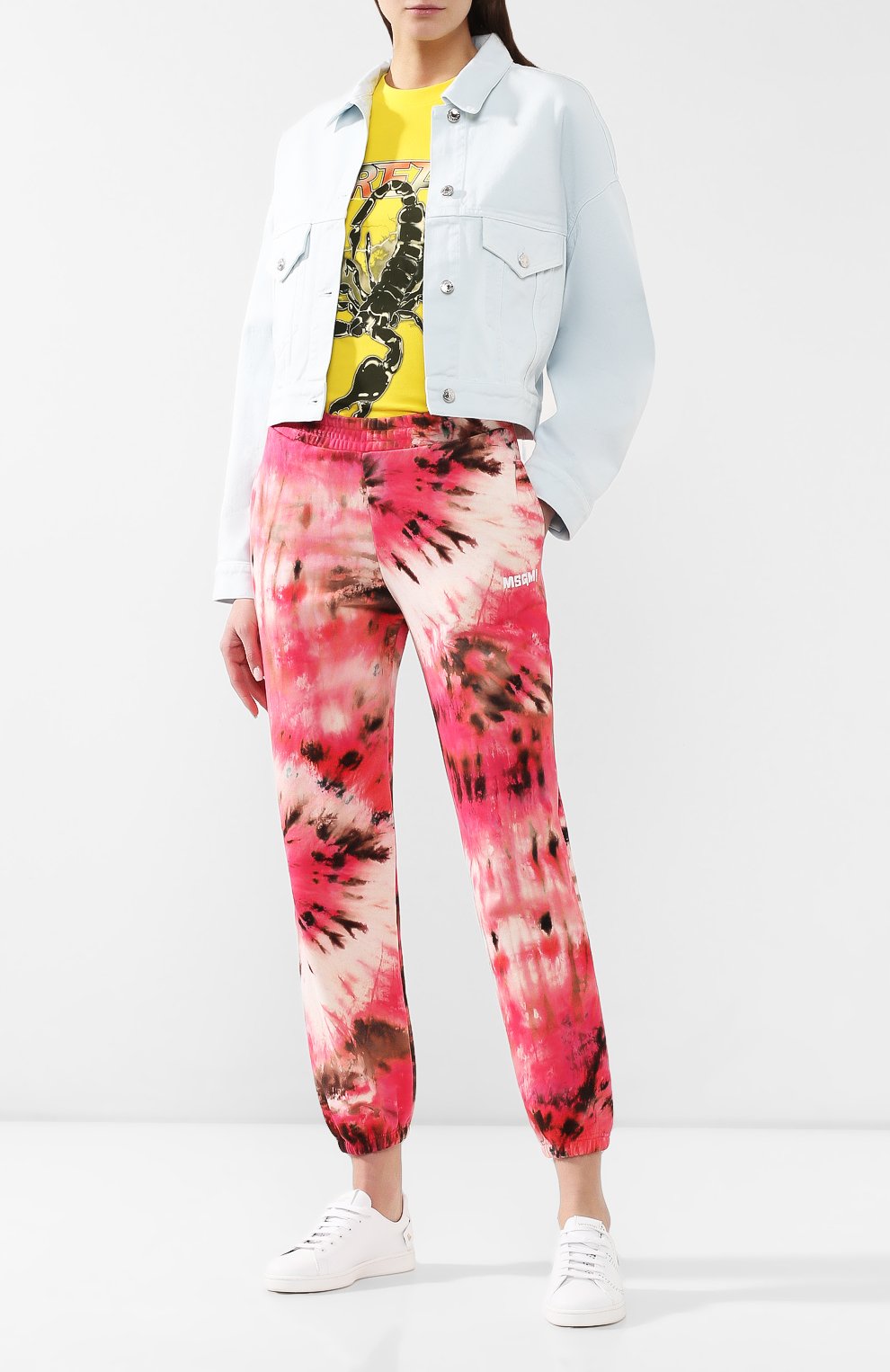 Хлопковые джоггеры MSGM, арт. 2642MDP160X 195363, фото 2