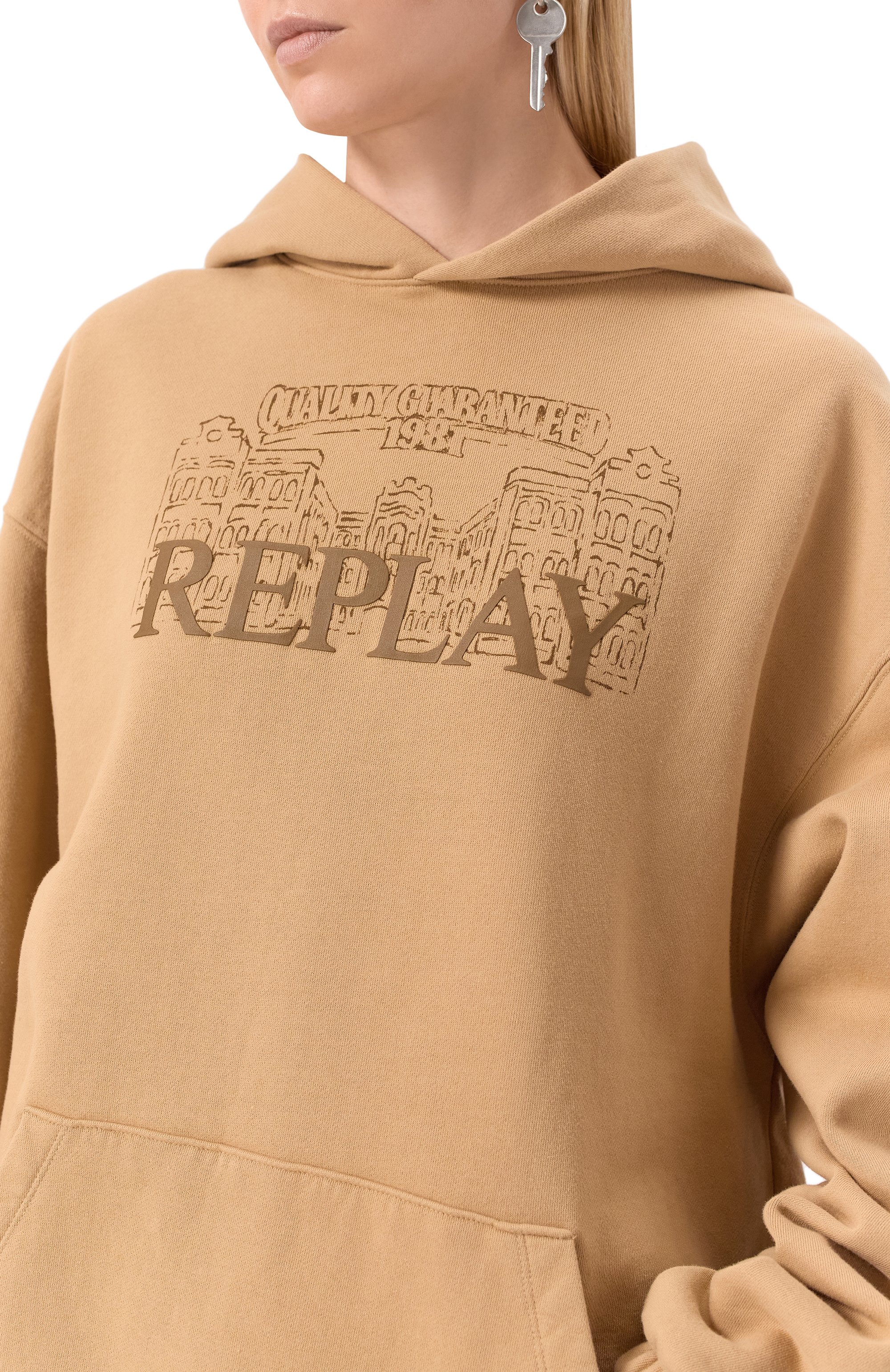 Хлопковое худи REPLAY, арт. W3455 .000.21842, фото 5