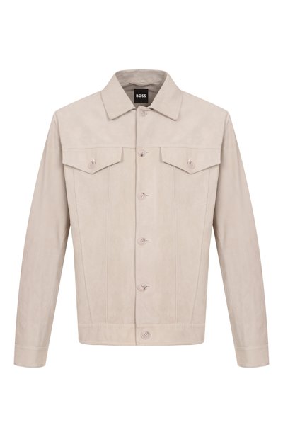 Мужская замшевая куртка-рубашка BOSS, арт. 50538002