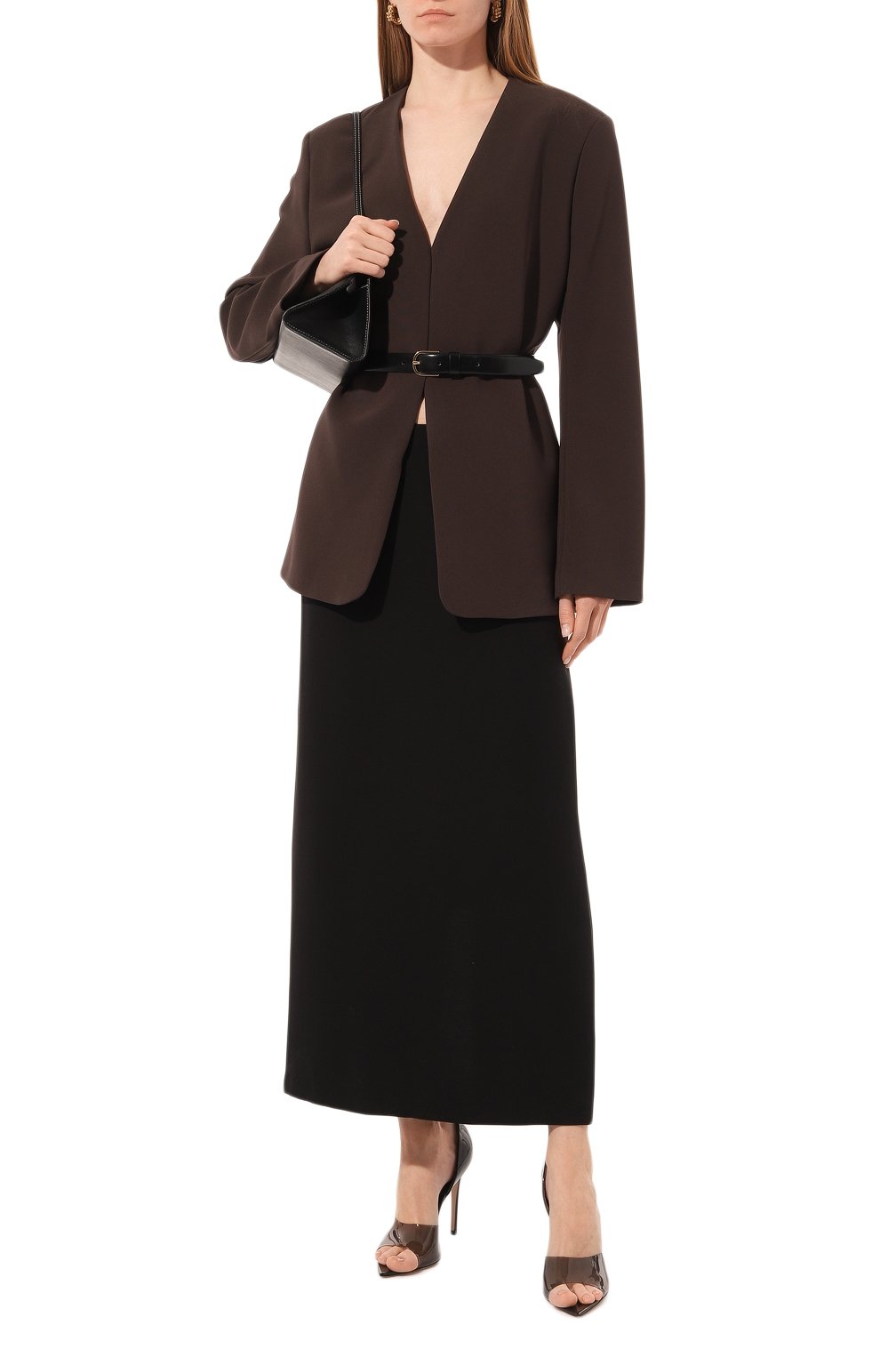 Комбинированные туфли bree 105 GIANVITO ROSSI, арт. G61519.15RIC.GSVFUNE, фото 2