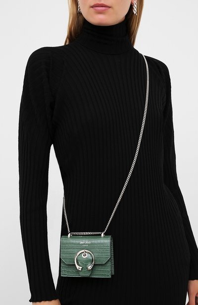 Сумка paris mini JIMMY CHOO светло-зеленого цвета по цене 76300 руб., арт. MINI PARIS/CCL, фото 2 Сумка paris mini JIMMY CHOO, арт. MINI PARIS/CCL, фото 2