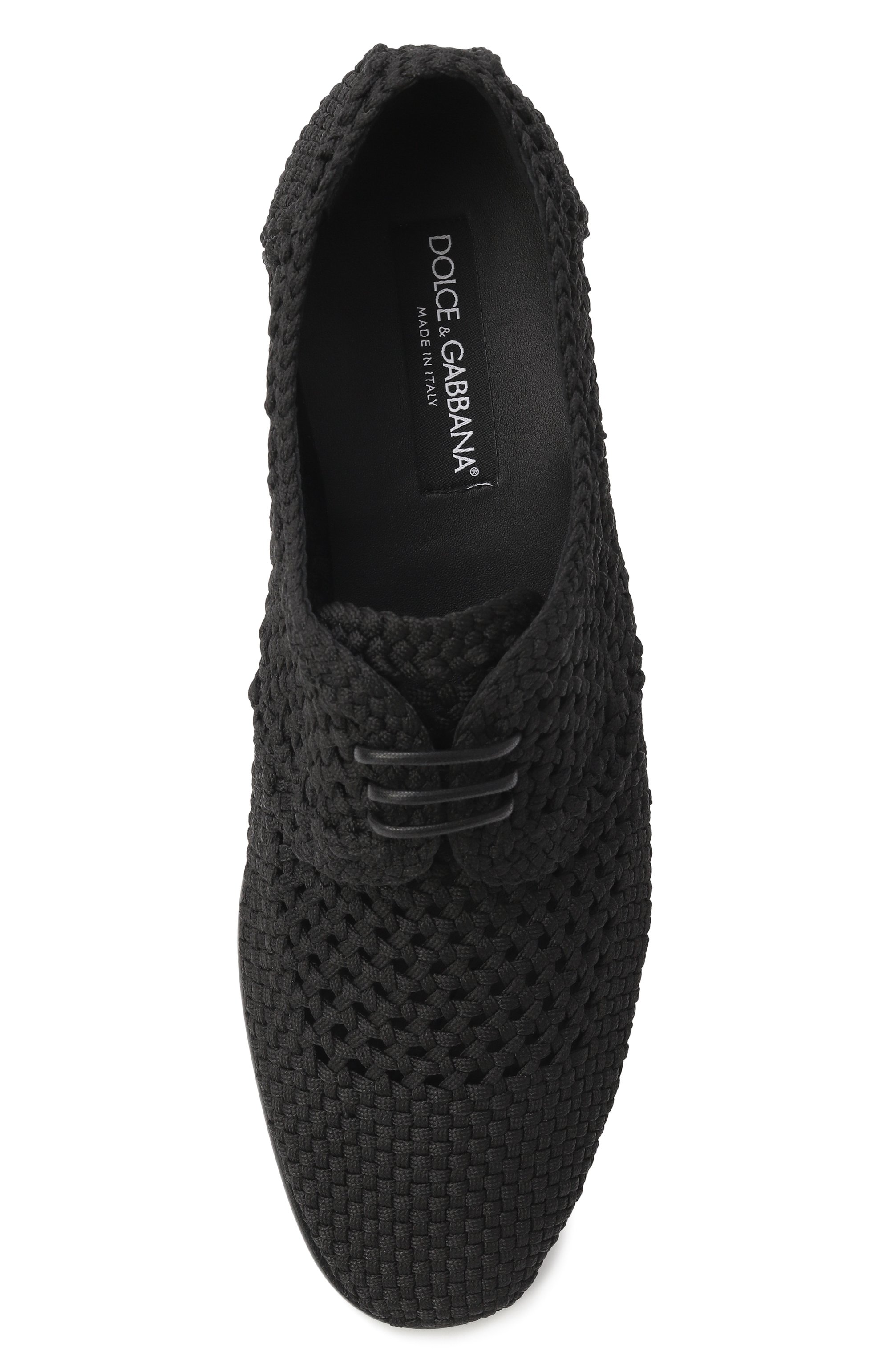 Текстильные дерби DOLCE & GABBANA, арт. A10863/A9L64, фото 6