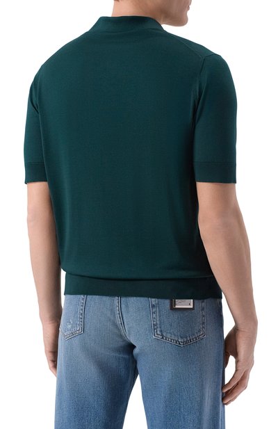 Шелковое поло DOLCE & GABBANA, арт. GXZ02Z/JBS05, фото 4