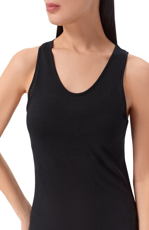 Платье из вискозы и шерсти Loulou de Saison MYR0N LDS Чёрный  MYR0N LDS Фото 4