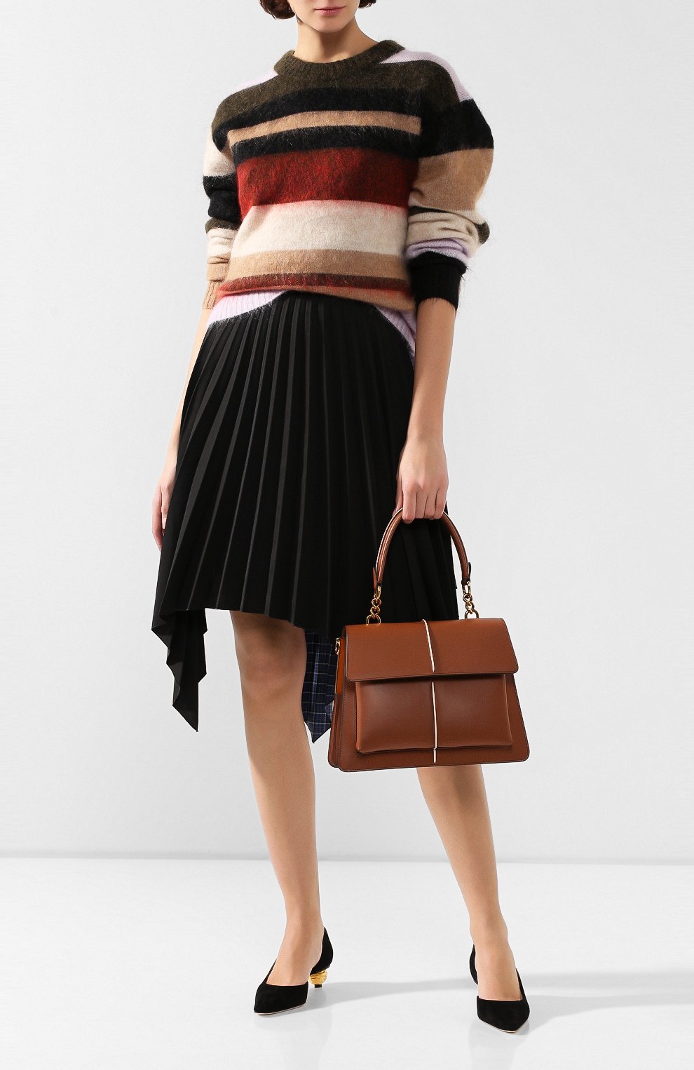 Сумка attaché MARNI коричневого цвета по цене 217000 руб., арт. BMMP0018Y2/LV589, фото 2 Сумка attaché MARNI, арт. BMMP0018Y2/LV589, фото 2