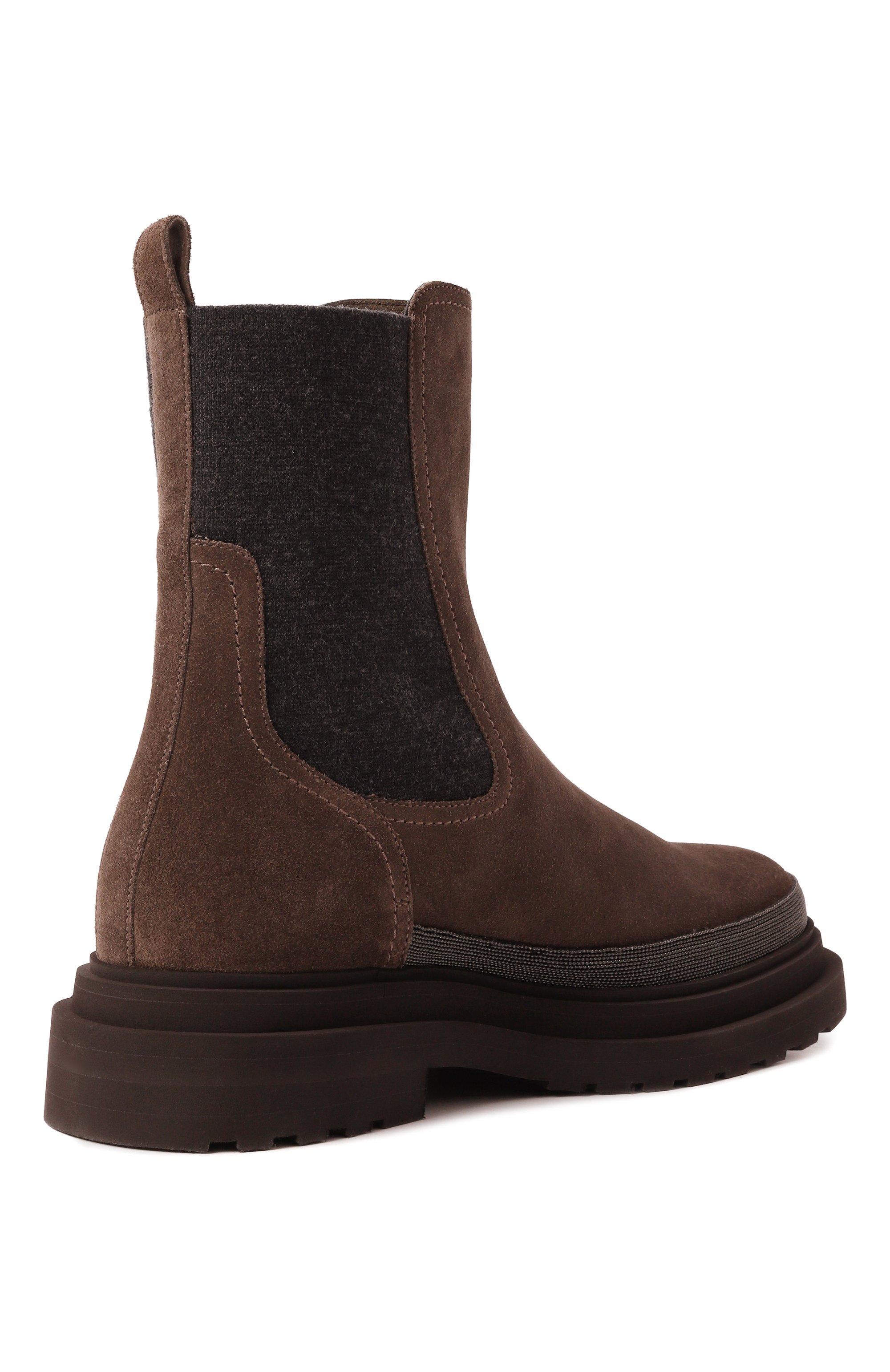 Замшевые челси BRUNELLO CUCINELLI, арт. MZSFGBP422, фото 5