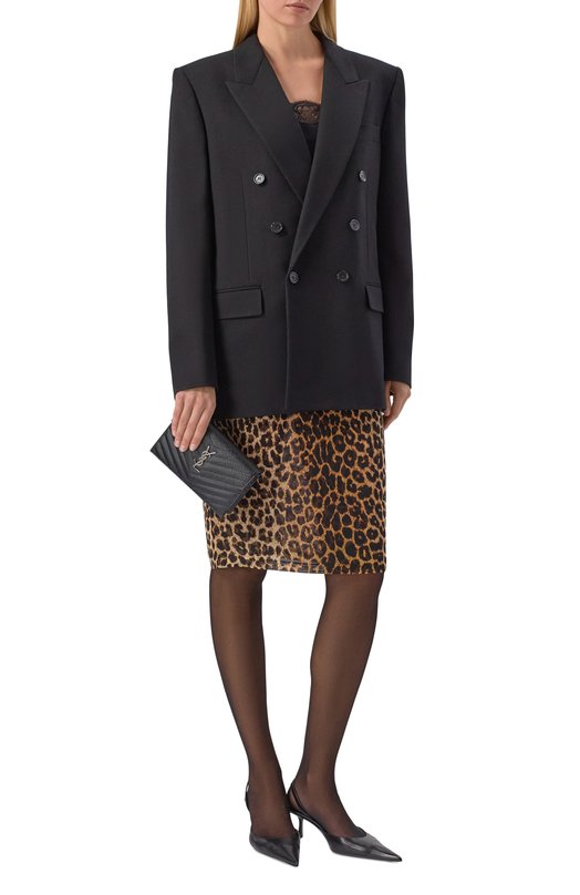 Сумка Cassandre Envelope Saint Laurent 742920/B0W02 Чёрный  742920/B0W02 Фото 7