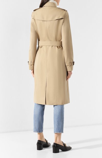 Хлопковый тренч sandringham BURBERRY бежевого цвета по цене 225000 руб., арт. 4006904, фото 4 Хлопковый тренч sandringham BURBERRY, арт. 4006904, фото 4