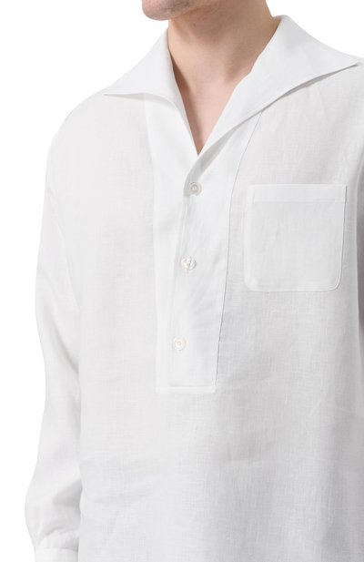 Льняная рубашка DOLCE & GABBANA, арт. G5ND3T/FU4JB, фото 5