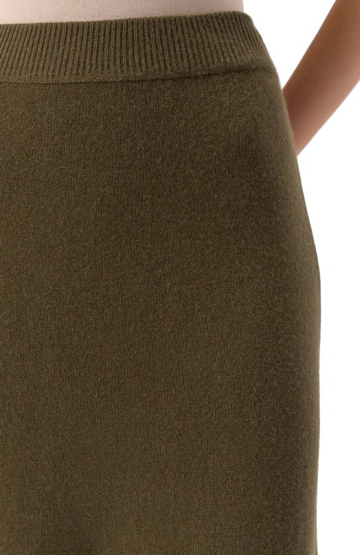 Кашемировая юбка Addicted MK015-1 Хаки  MK015-1 Фото 5