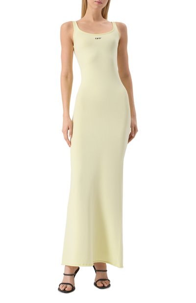 Платье из вискозы OFF-WHITE, арт. 0WHI12CS25KNI001146G, фото 3