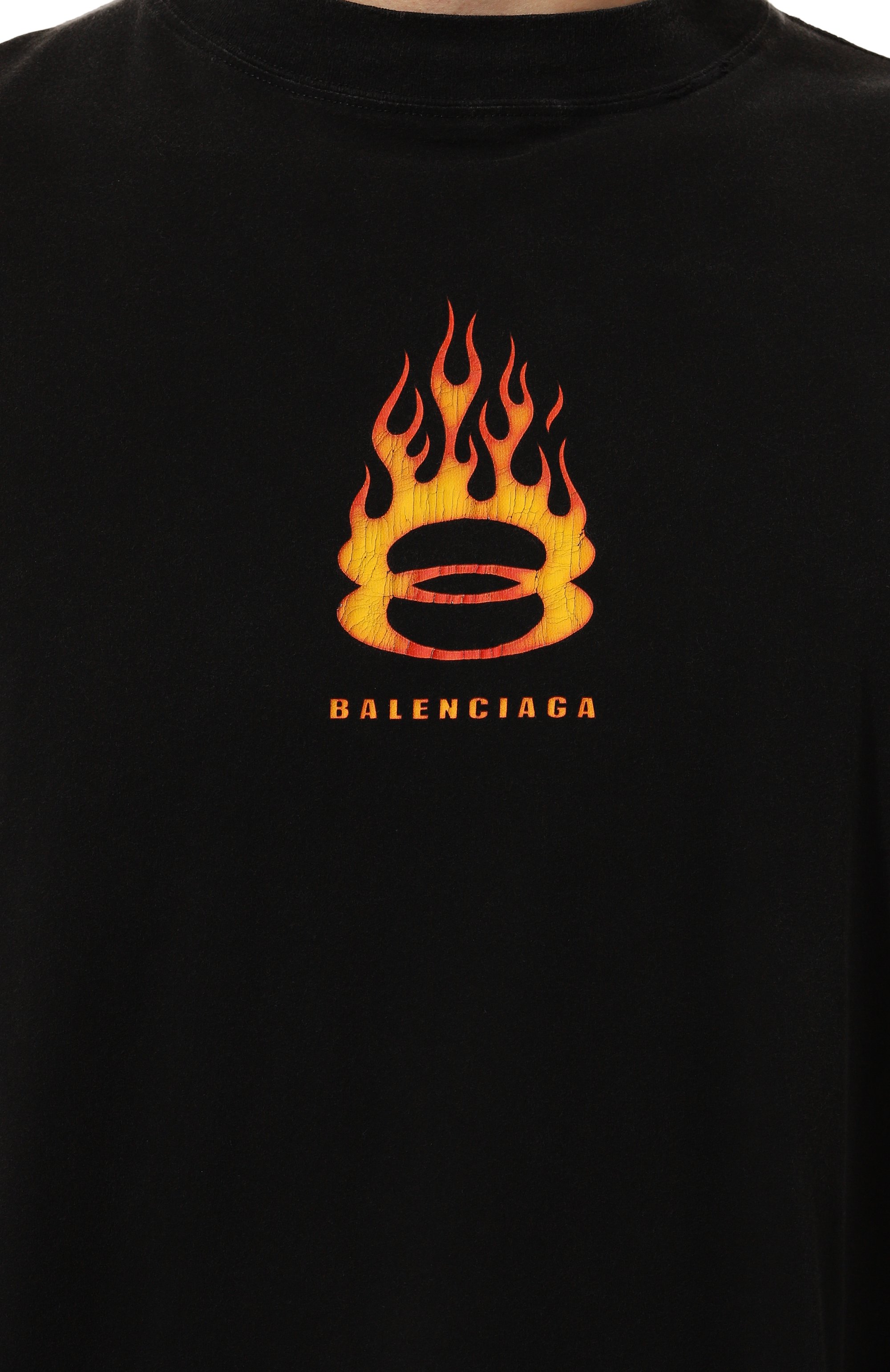 Хлопковый лонгслив BALENCIAGA, арт. 796917/TQVW6, фото 5