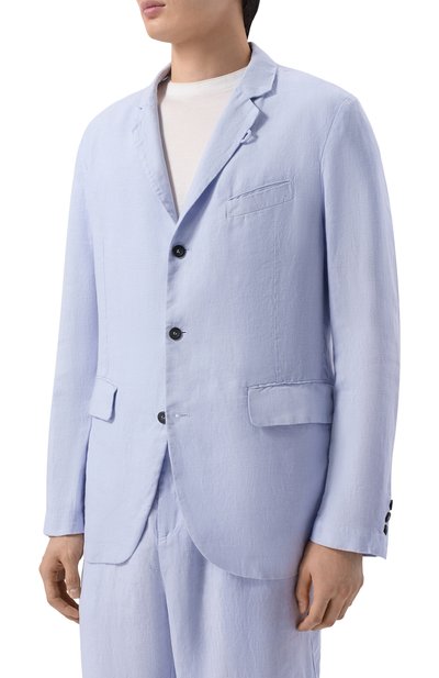 Льняной пиджак HANNES ROETHER, арт. SCHU22MANN.602, фото 3