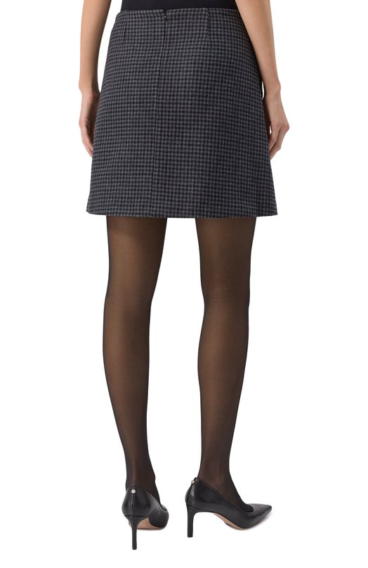 Шерстяная юбка A.P.C. F06456/W0ARZ Серый  F06456/W0ARZ Фото 4