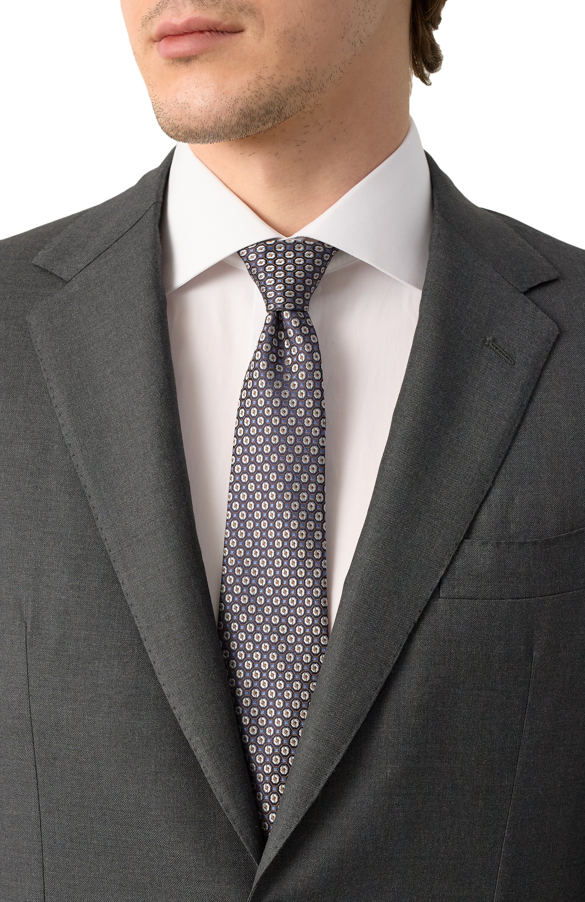 Шелковый галстук CANALI, арт. 18/HJ04192, фото 2