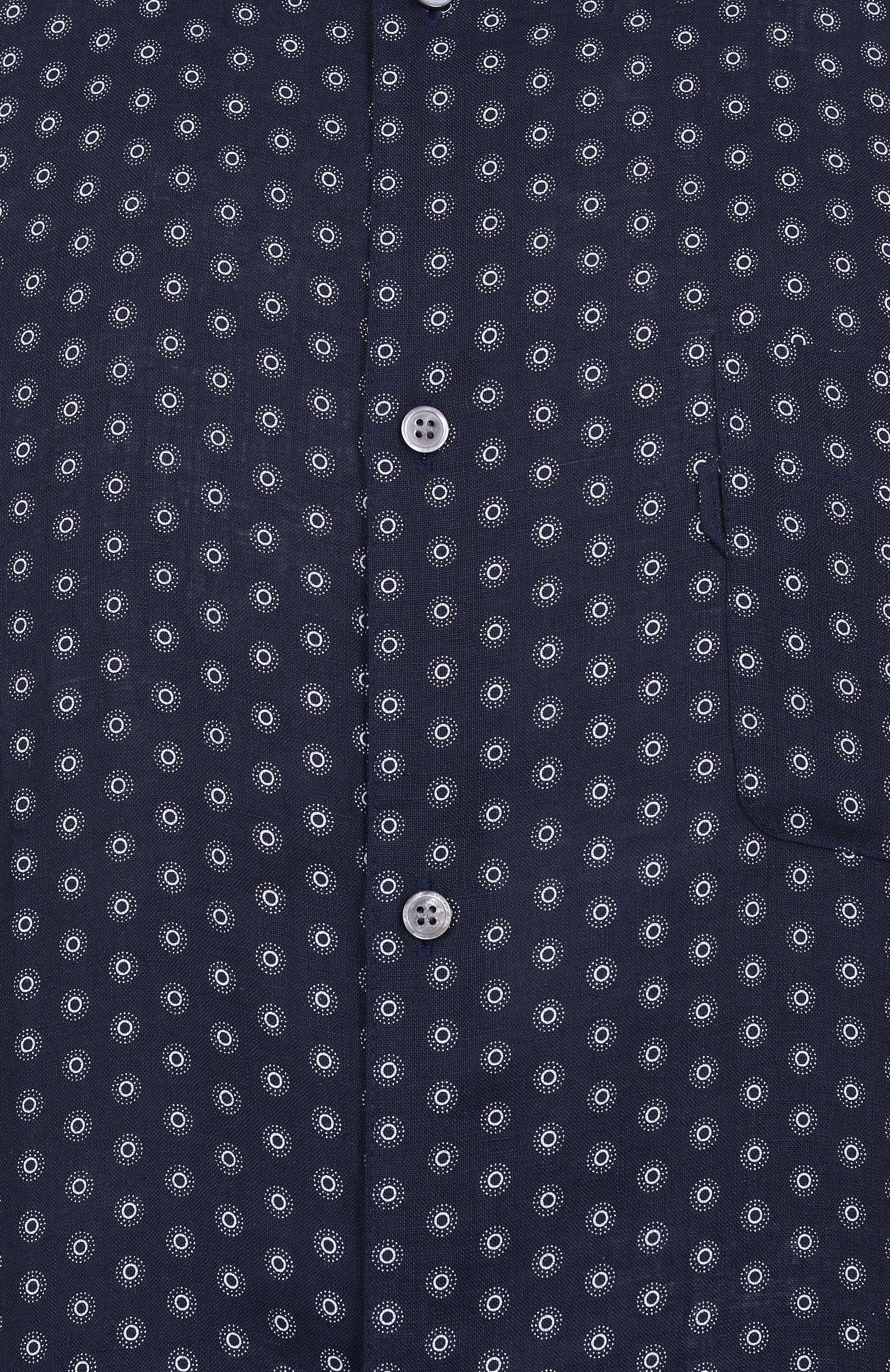 Льняная рубашка DEREK ROSE, арт. 9820/MILA012, фото 6