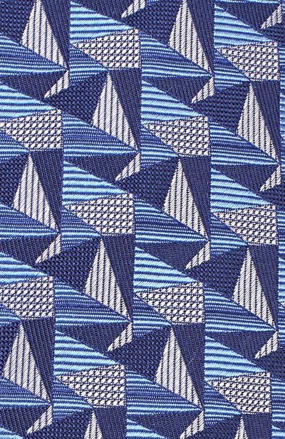 Шелковый галстук с узором TURNBULL & ASSER, арт. TIE002-BB230, фото 3