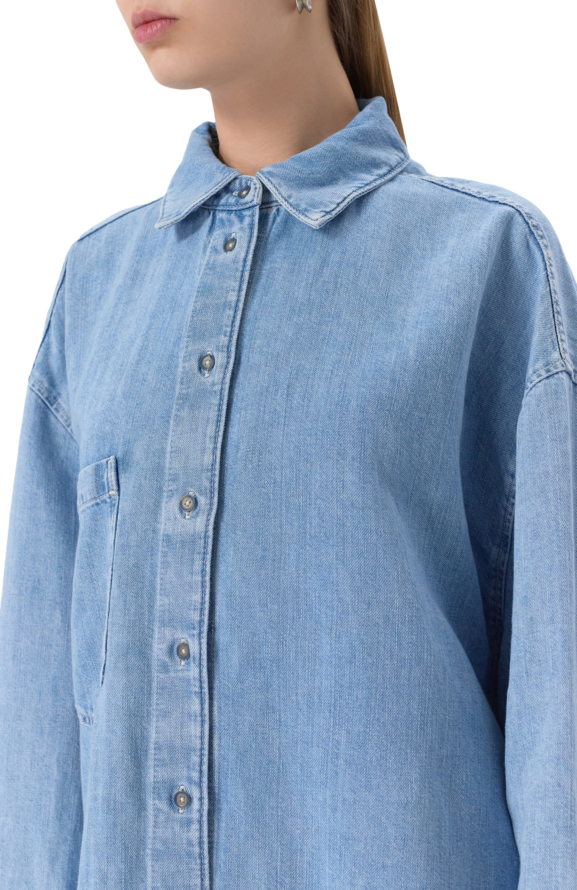 Джинсовое платье 7 FOR ALL MANKIND, арт. 7U015U03KNS, фото 5