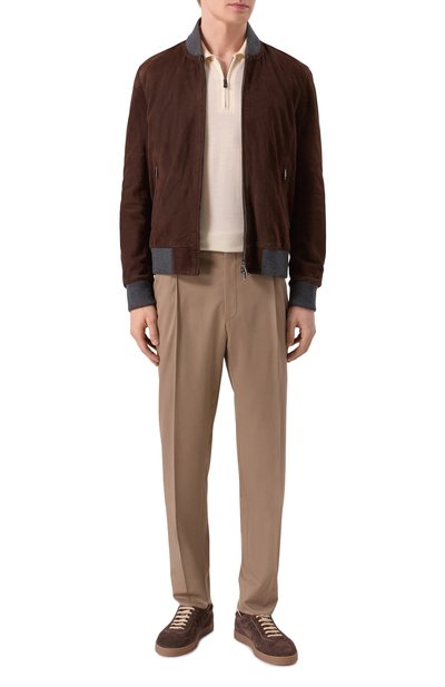 Брюки из шерсти и хлопка CORNELIANI, арт. 274L21/2714201, фото 2