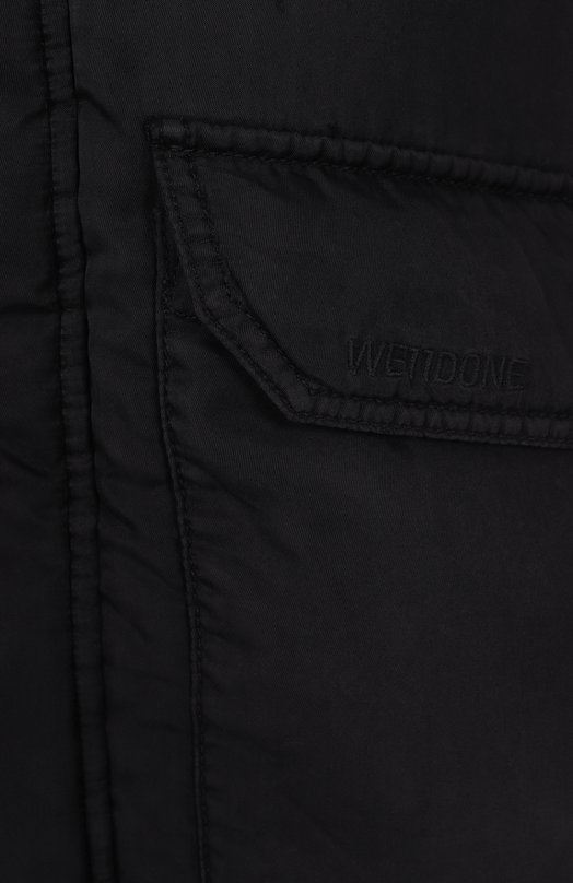 Утепленный жилет We11done WD-VT0-25-031-M-BK Чёрный  WD-VT0-25-031-M-BK Фото 6