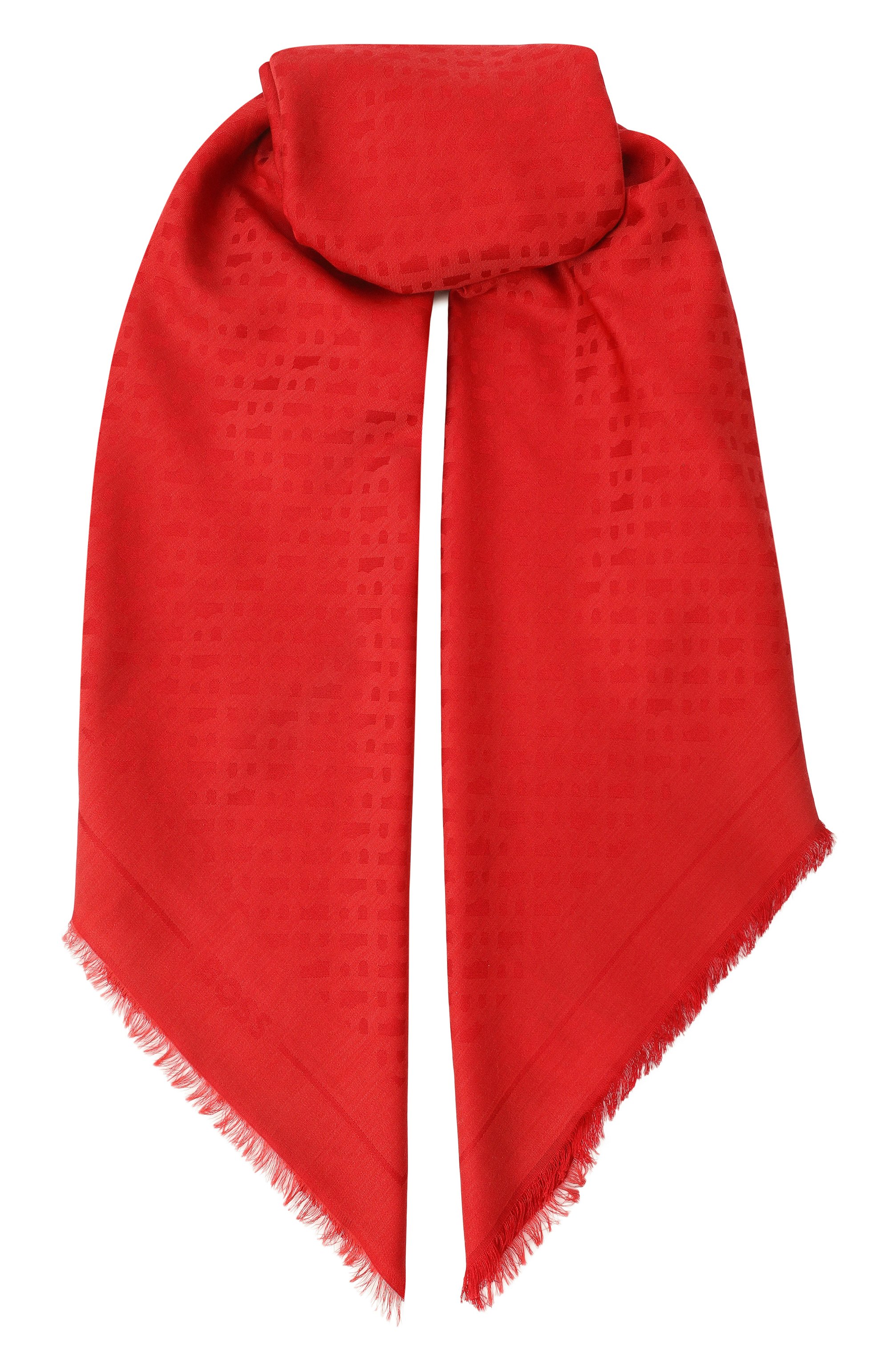 Шаль BOSS красного цвета по цене 14850 руб., арт. 50517733, фото 1 Шаль BOSS, арт. 50517733, фото 1