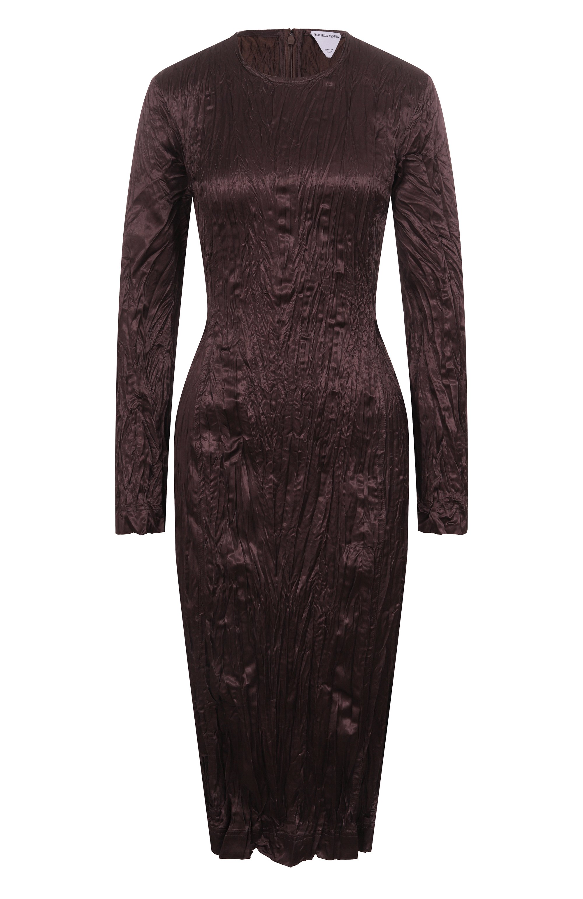 Атласное платье BOTTEGA VENETA, арт. 825490/V5G90, фото 1