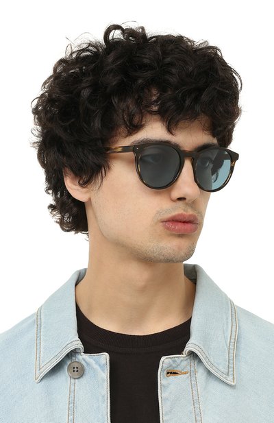 Солнцезащитные очки LORO PIANA темно-коричневого цвета по цене 44100 руб., арт. FAL0261, фото 2 Солнцезащитные очки LORO PIANA, арт. FAL0261, фото 2