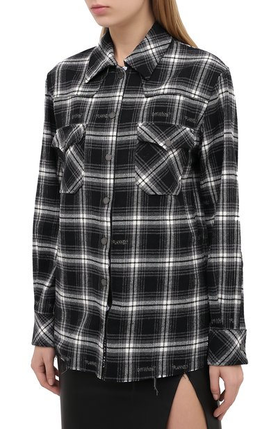 Хлопковая рубашка OFF-WHITE, арт. 0WGA078E20FAB0021000, фото 3