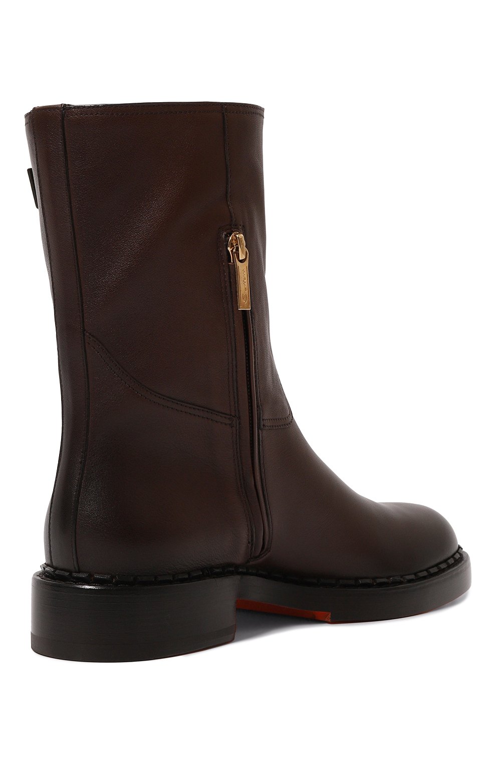 Кожаные полусапоги SANTONI, арт. WSAG70562BJ2TLGA, фото 5