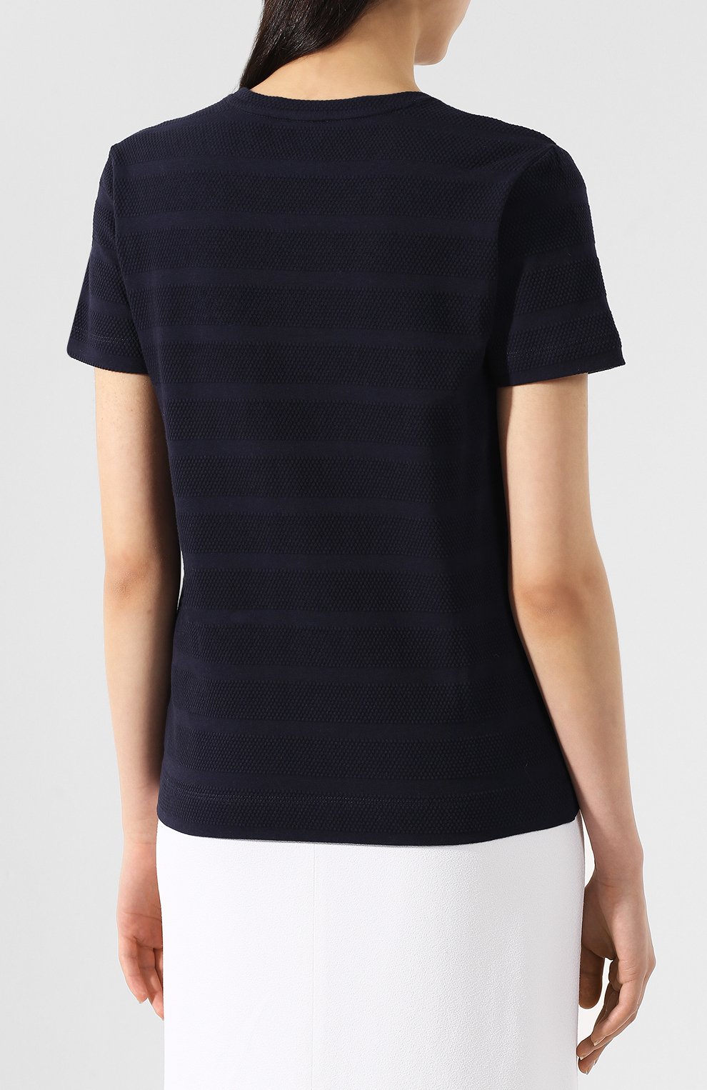 Хлопковая футболка BY MALENE BIRGER, арт. Q66636001/TSH5006S91, фото 4