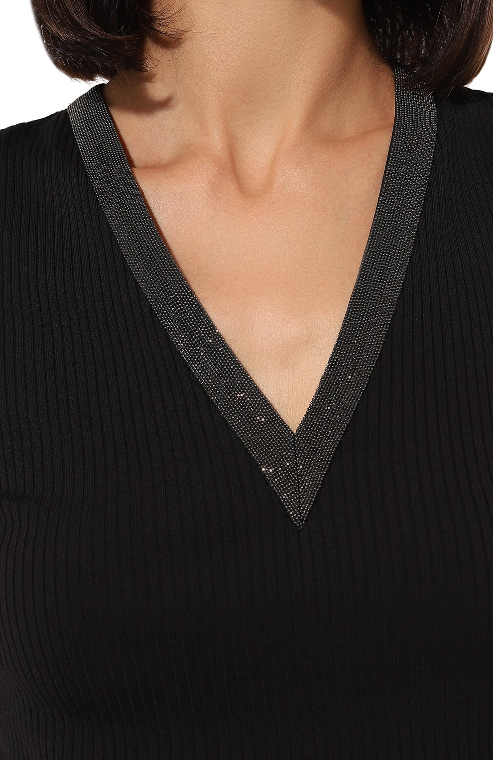 Хлопковый топ BRUNELLO CUCINELLI, арт. ML171BP090, фото 5