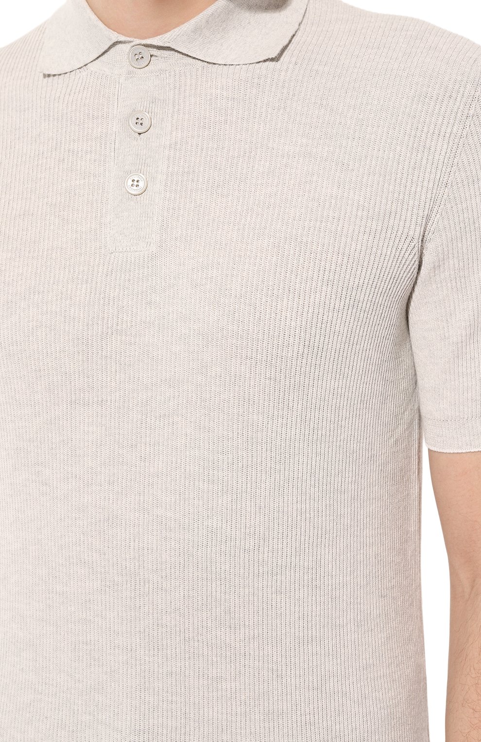 Хлопковое поло BRUNELLO CUCINELLI, арт. M2900B2019, фото 5