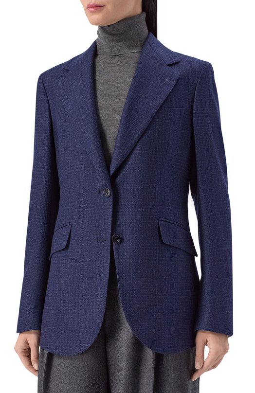 Шерстяной жакет MVST SDG200/S0734005 Синий  SDG200/S0734005 Фото 3