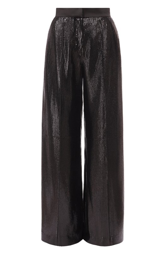 Брюки с отделкой пайетками Elie Saab P0158NF25/PSA01 Чёрный P0158NF25/PSA01