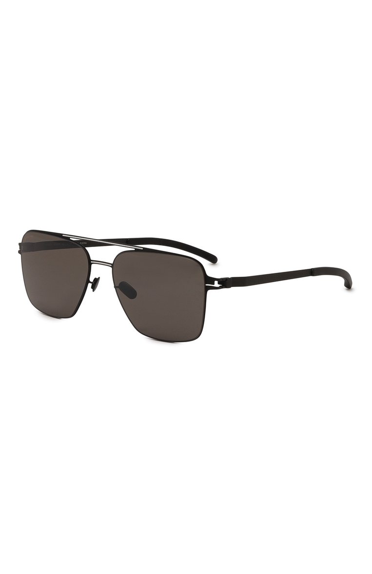 Мужские солнцезащитные очки MYKITA черного цвета, арт. BERNIE/363 | Фото 1 (Нос: Не проставлено; Региональные ограничения белый список (Axapta Mercury): Не проставлено; Кросс-КТ: С/з-мужское; Тип очков: С/з; Материал: Металл; Оптика Гендер: оптика-мужское; Очки форма: Авиаторы)