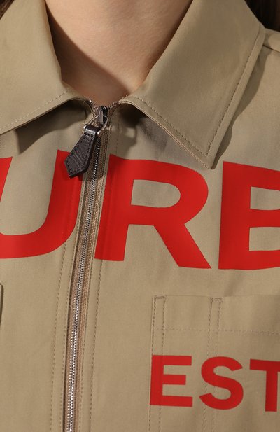 Хлопковая рубашка BURBERRY, арт. 4560518, фото 5